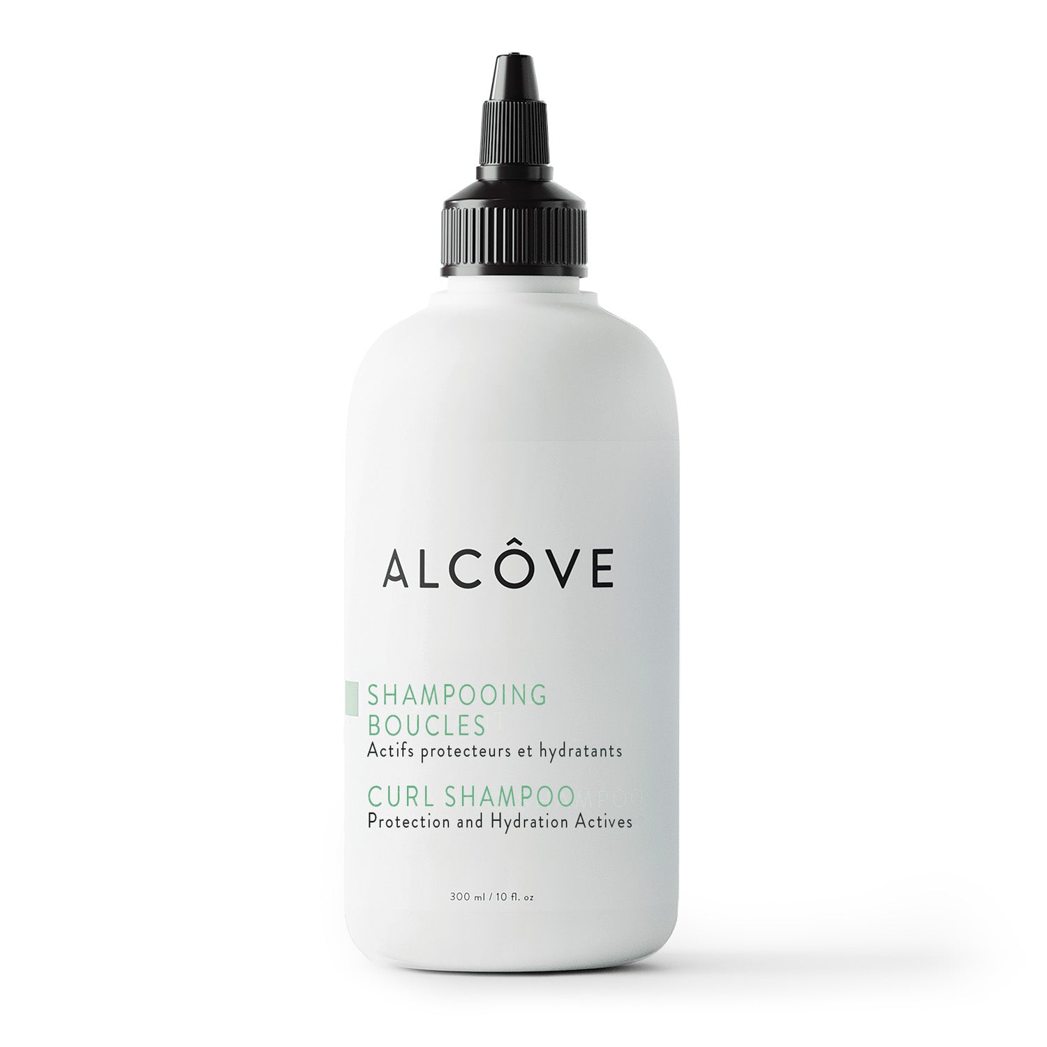 White bottle of Alcôve Curl Shampoo 300 ml for Curly Hair