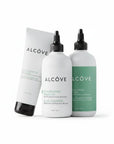 Bundle of Alcôve Curls Products including shampoo, conditioner and curl activator