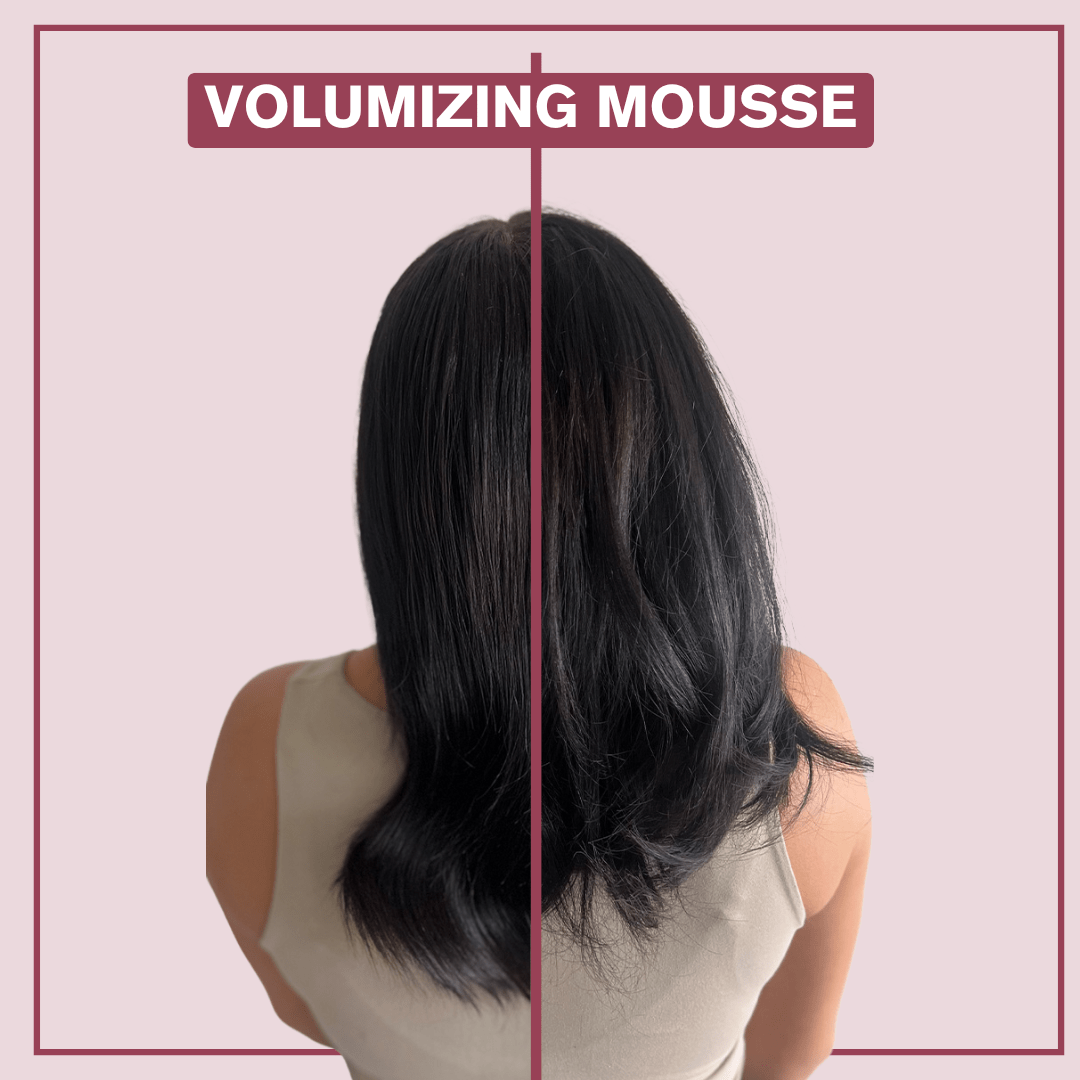 Volumizing Mousse - Alcôve Hair before and after picture
